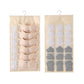 🧦 Double-Sided Hanging Underwear Organizer – 30-Pocket Space-Saving Closet Storage