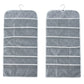 🧦 Double-Sided Hanging Underwear Organizer – 30-Pocket Space-Saving Closet Storage