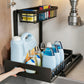 🏠 2-Tier Sliding Organizer – Carbon Steel, Under Sink, Adjustable ✅