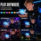 🌀 Glowing Shuriken Prop – LED Spiral, Rotating ✅