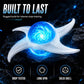 🌀 Glowing Shuriken Prop – LED Spiral, Rotating ✅