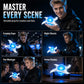 🌀 Glowing Shuriken Prop – LED Spiral, Rotating ✅
