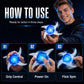 🌀 Glowing Shuriken Prop – LED Spiral, Rotating ✅