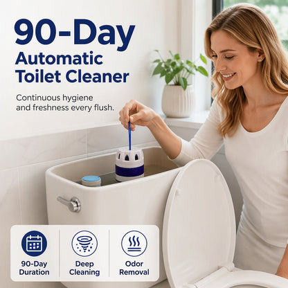 🚽 Automatic Toilet Cleaner – Long-Lasting Tablets, Fresh Scent ✅