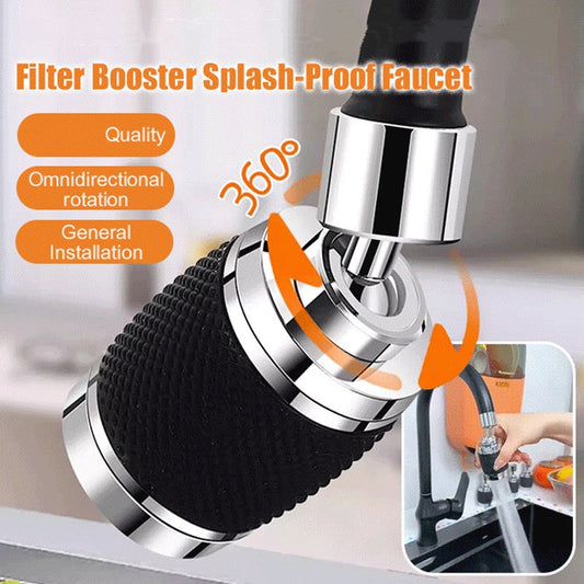 🚰 360° Swivel Aerator – Dual Spray, Splash-Proof, Easy-Fit ✅