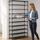 👟 10-Tier Vertical Shoe Rack Organizer