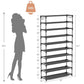 👟 10-Tier Vertical Shoe Rack Organizer