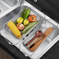 🏠 Expandable Sink Drainer Rack – Telescopic Stainless Steel Basket Fits Most Sinks, Space-Saving Drying Rack for Dishes & Veg ✨✅