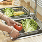 🏠 Expandable Sink Drainer Rack – Telescopic Stainless Steel Basket Fits Most Sinks, Space-Saving Drying Rack for Dishes & Veg ✨✅