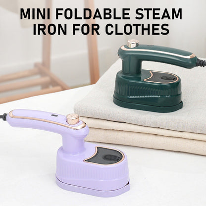 ✈️ Foldable Mini Steam Iron – Travel, Quick Heat, Compact ✅