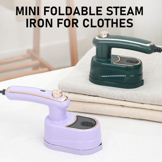 ✈️ Foldable Mini Steam Iron – Travel, Quick Heat, Compact ✅