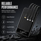 🏕️ High-Capacity Power Bank with Integrated Cables