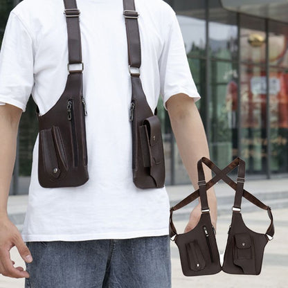 🎒 Men's Anti-Theft Multi-Pocket Double-shoulder Tactical Bag