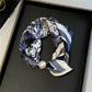 🧣 Magnetic Pearl Scarf – No-Tie, Soft, Lightweight ✅