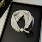 🧣 Magnetic Pearl Scarf – No-Tie, Soft, Lightweight ✅