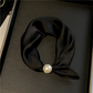 🧣 Magnetic Pearl Scarf – No-Tie, Soft, Lightweight ✅