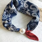 🧣 Magnetic Pearl Scarf – No-Tie, Soft, Lightweight ✅