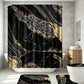 🛁Elegant Marble Pattern Bathroom Shower Curtain