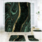 🛁Elegant Marble Pattern Bathroom Shower Curtain