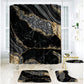 🛁Elegant Marble Pattern Bathroom Shower Curtain