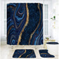 🛁Elegant Marble Pattern Bathroom Shower Curtain