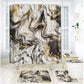 🛁Elegant Marble Pattern Bathroom Shower Curtain