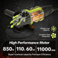 ⚡ 5-Inch 8-Amp Angle Grinder – Variable Speed 6-Setting, 11000 RPM with Cutting Wheels & Flap Disc, Powerful Alternative to Premium Brands 🛠️