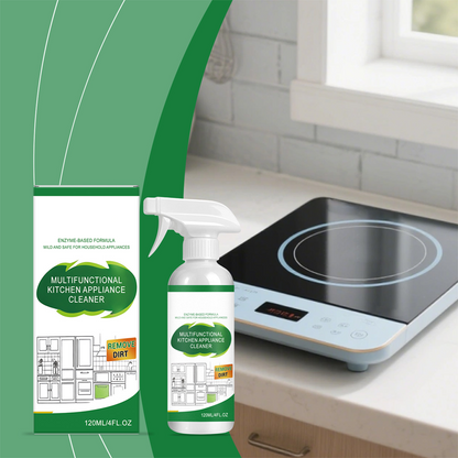 🧽 Multi-Purpose Kitchen Appliance Cleaner Spray – Fast-Acting Degreaser for Hobs, Countertops & Appliances, Streak-Free Shine ✨