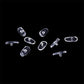 🔧 Eyeglass Nose Pad Repair Kit – 30 Pairs Soft Silicone Screw-in Nose Pads with Micro Screwdriver, Tweezers & Cleaning Cloth