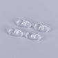 🔧 Eyeglass Nose Pad Repair Kit – 30 Pairs Soft Silicone Screw-in Nose Pads with Micro Screwdriver, Tweezers & Cleaning Cloth