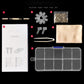 🔧 Eyeglass Nose Pad Repair Kit – 30 Pairs Soft Silicone Screw-in Nose Pads with Micro Screwdriver, Tweezers & Cleaning Cloth