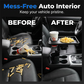🚗 Car Cup Holder Expander with Detachable Tray – 360° Rotatable Food Table & Dual Cup Holder