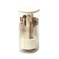 ✨ Rotating Makeup Brush Organizer – Dustproof, Elegant, Spacious ✅
