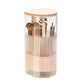 ✨ Rotating Makeup Brush Organizer – Dustproof, Elegant, Spacious ✅