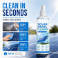 ☀️ Advanced Solar Panel Cleaner Spray – pH Neutral Formula Removes Bird Droppings & Lichen, Streak-Free🛡️✨
