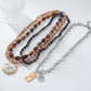 ✨ Retro Multi-Layer Beaded Necklace