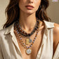 ✨ Retro Multi-Layer Beaded Necklace