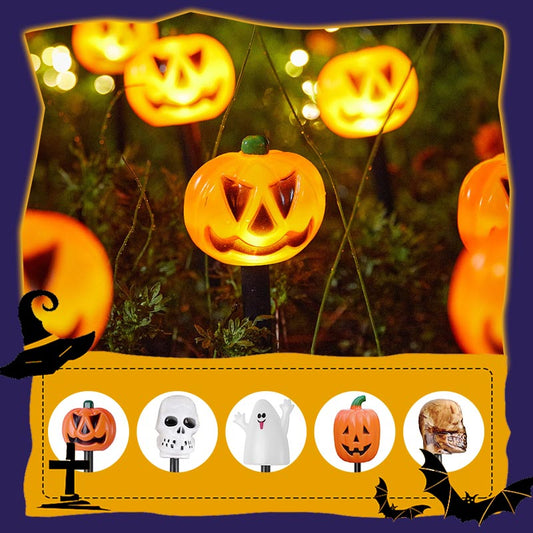 🎃 Solar Pumpkin Garden Stake Lights