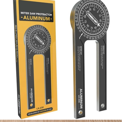 🔧 7-Inch Aluminum Miter Saw Protractor – Precision Angle Finder