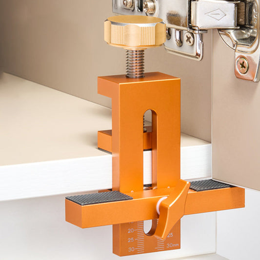 🔧 Cabinet Door Installation Positioner – Aluminium Alloy Jig for 7-40mm Doors