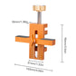 🔧 Cabinet Door Installation Positioner – Aluminium Alloy Jig for 7-40mm Doors