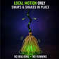 🧹 Halloween Electric Witch Broom Decoration, Indoor/Outdoor Decor 🎃✨