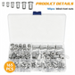 🔩 Knurled Rivet Nut Assortment Kit