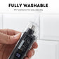 🔋 Nose & Ear Hair Trimmer with LED Display – USB-C Rechargeable Painless Trimmer
