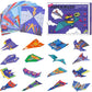✈️ Creative DIY Paper Airplane Set – 24 Foldable Sheets with Ready-to-Fold