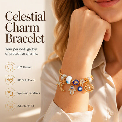 ✨ Celestial Sun Moon Charm Bracelet