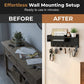 🏠 Wall Mounted Mail and Key Holder with Shelf