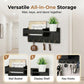 🏠 Wall Mounted Mail and Key Holder with Shelf