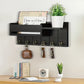 🏠 Wall Mounted Mail and Key Holder with Shelf