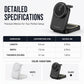 🧲3 in 1 Foldable Wireless Charging Station 15W Fast Charger Desktop Stand